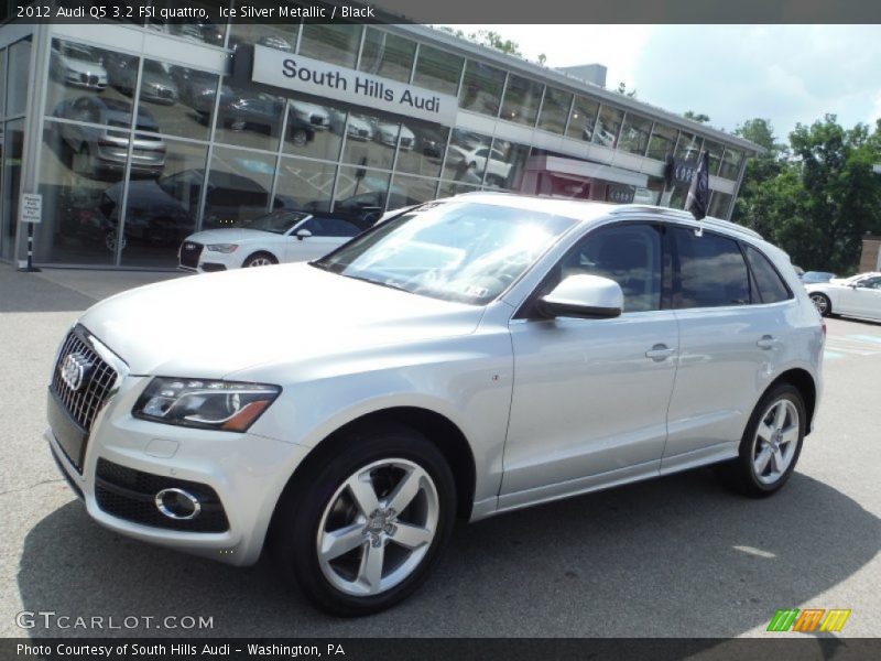 Ice Silver Metallic / Black 2012 Audi Q5 3.2 FSI quattro