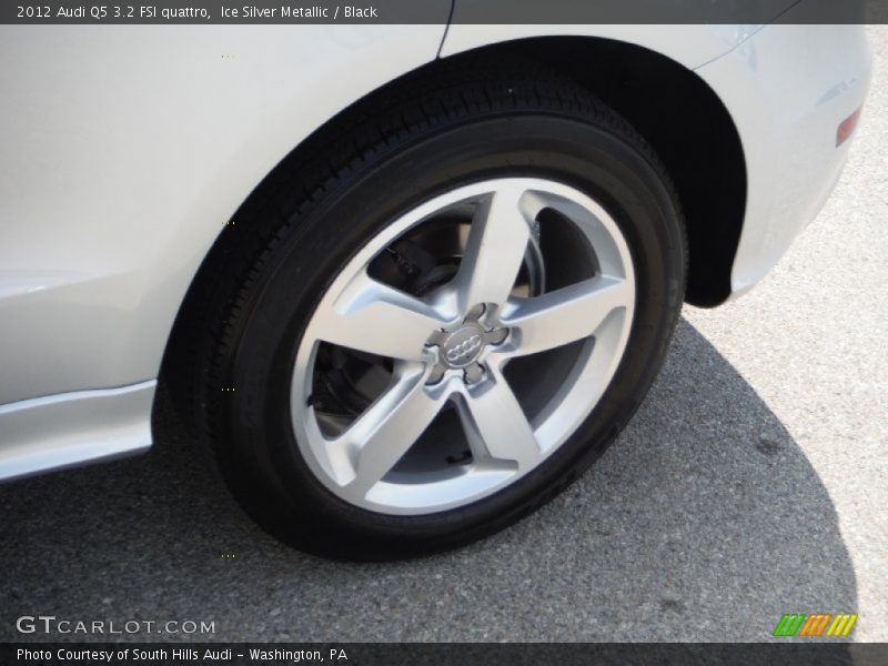 Ice Silver Metallic / Black 2012 Audi Q5 3.2 FSI quattro