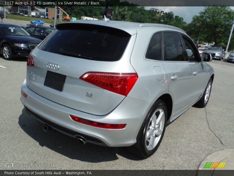 Ice Silver Metallic / Black 2012 Audi Q5 3.2 FSI quattro