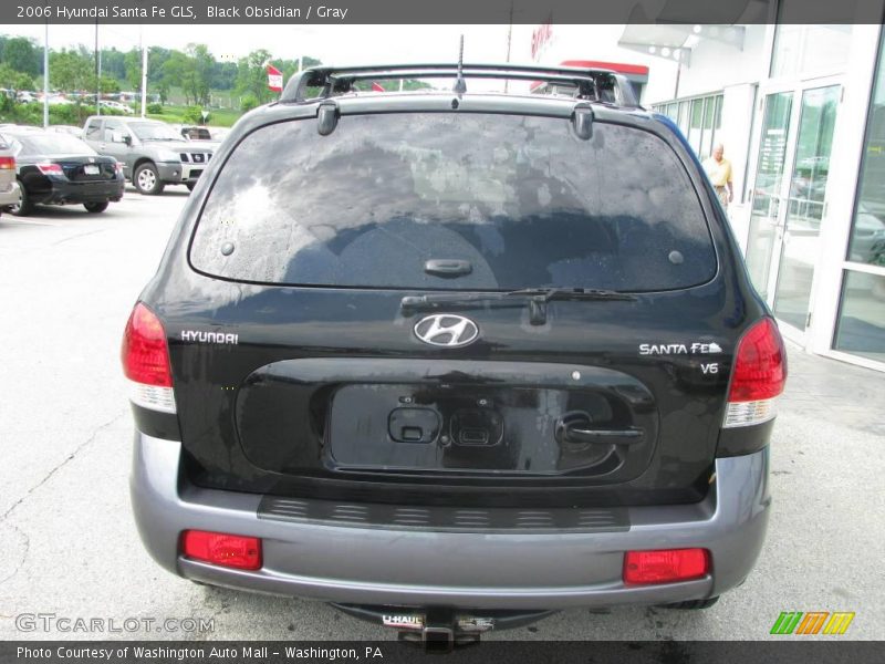 Black Obsidian / Gray 2006 Hyundai Santa Fe GLS