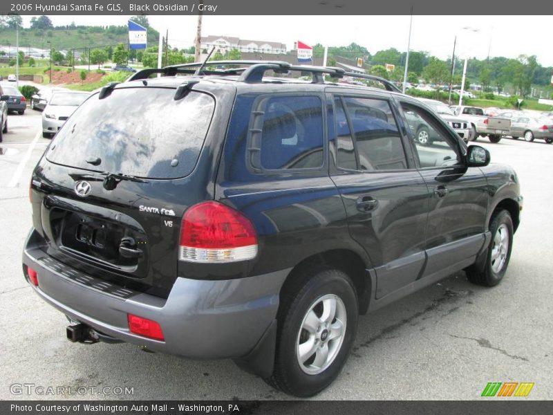 Black Obsidian / Gray 2006 Hyundai Santa Fe GLS