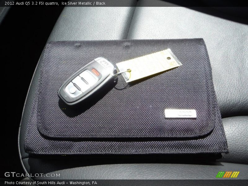 Ice Silver Metallic / Black 2012 Audi Q5 3.2 FSI quattro