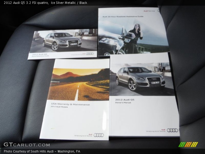 Ice Silver Metallic / Black 2012 Audi Q5 3.2 FSI quattro