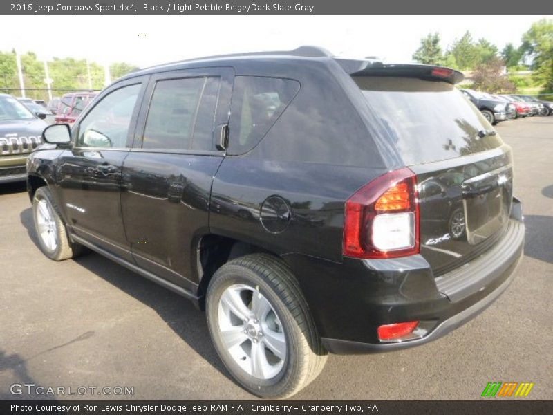 Black / Light Pebble Beige/Dark Slate Gray 2016 Jeep Compass Sport 4x4