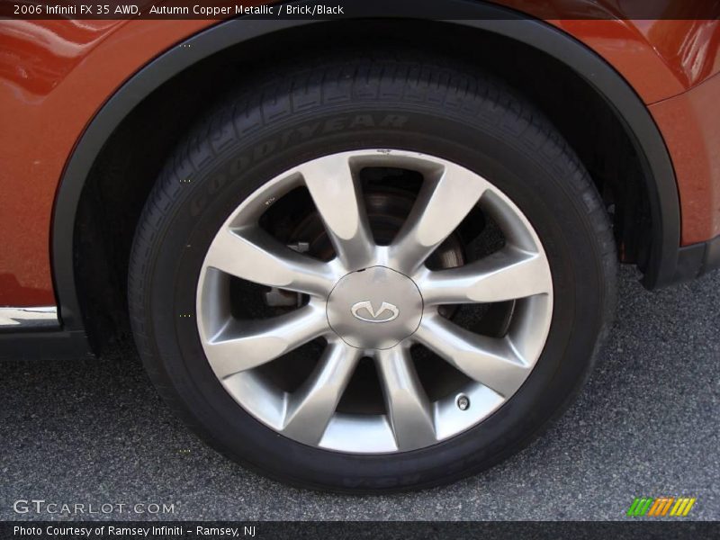 Autumn Copper Metallic / Brick/Black 2006 Infiniti FX 35 AWD