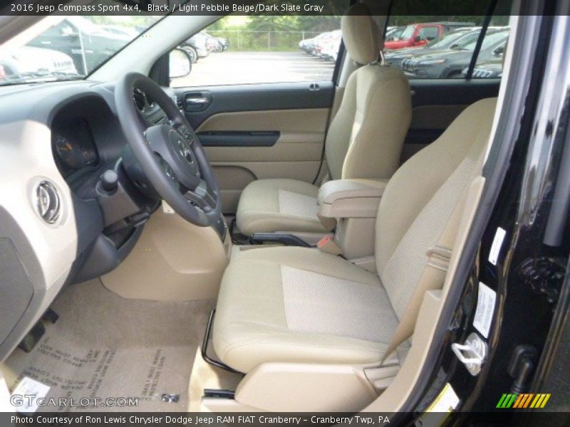 Black / Light Pebble Beige/Dark Slate Gray 2016 Jeep Compass Sport 4x4