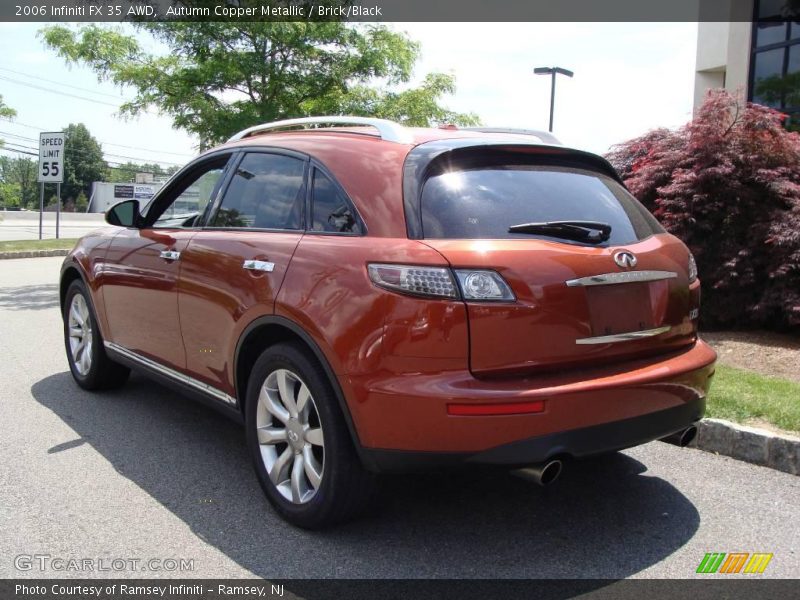 Autumn Copper Metallic / Brick/Black 2006 Infiniti FX 35 AWD