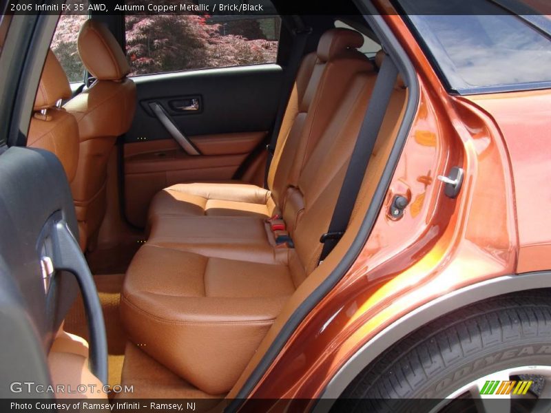 Autumn Copper Metallic / Brick/Black 2006 Infiniti FX 35 AWD