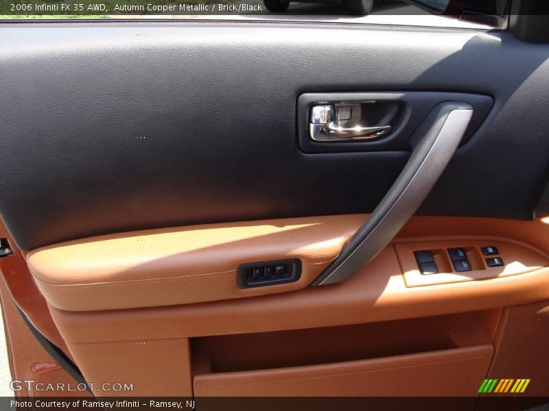 Autumn Copper Metallic / Brick/Black 2006 Infiniti FX 35 AWD