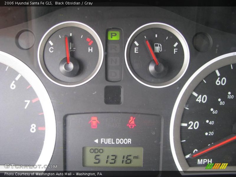 Black Obsidian / Gray 2006 Hyundai Santa Fe GLS