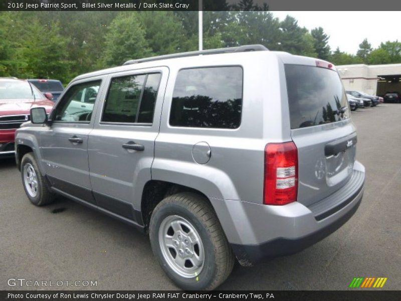 Billet Silver Metallic / Dark Slate Gray 2016 Jeep Patriot Sport