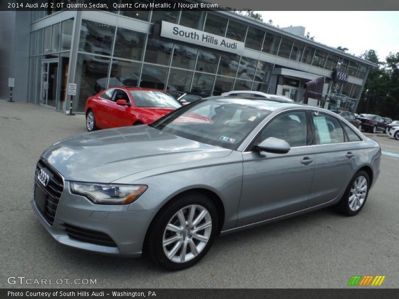 Quartz Gray Metallic / Nougat Brown 2014 Audi A6 2.0T quattro Sedan