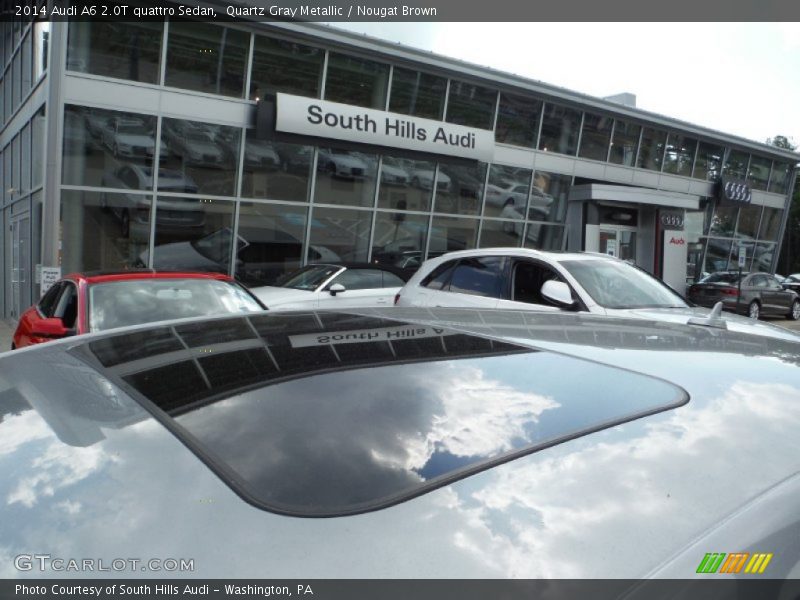 Quartz Gray Metallic / Nougat Brown 2014 Audi A6 2.0T quattro Sedan