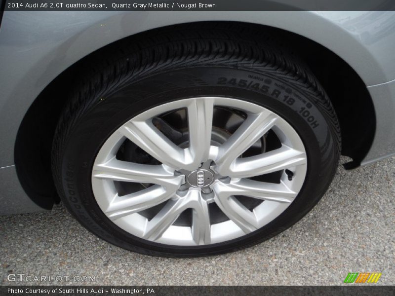 Quartz Gray Metallic / Nougat Brown 2014 Audi A6 2.0T quattro Sedan