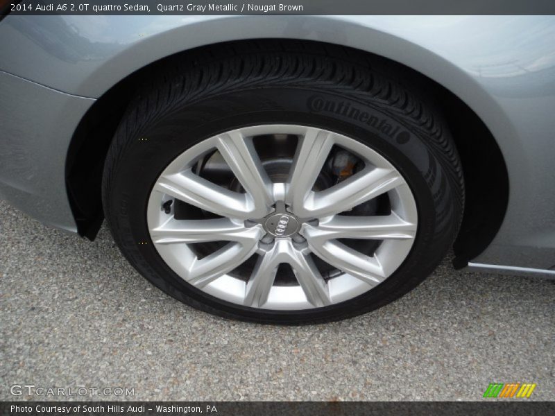 Quartz Gray Metallic / Nougat Brown 2014 Audi A6 2.0T quattro Sedan