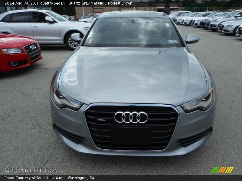 Quartz Gray Metallic / Nougat Brown 2014 Audi A6 2.0T quattro Sedan
