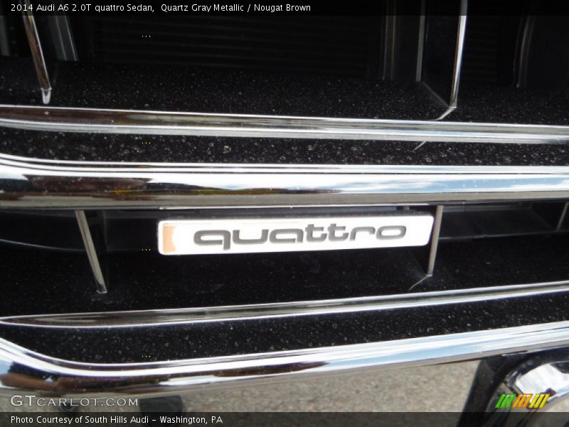 Quartz Gray Metallic / Nougat Brown 2014 Audi A6 2.0T quattro Sedan