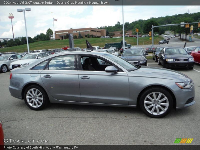 Quartz Gray Metallic / Nougat Brown 2014 Audi A6 2.0T quattro Sedan