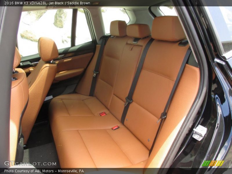 Jet Black / Saddle Brown 2016 BMW X3 xDrive28i