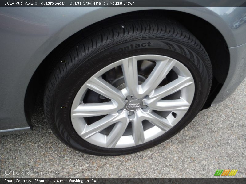 Quartz Gray Metallic / Nougat Brown 2014 Audi A6 2.0T quattro Sedan