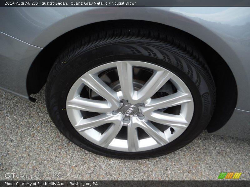 Quartz Gray Metallic / Nougat Brown 2014 Audi A6 2.0T quattro Sedan