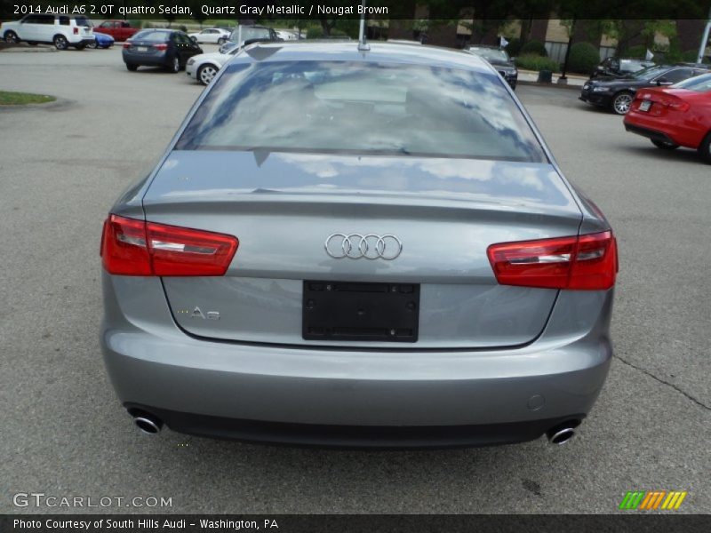 Quartz Gray Metallic / Nougat Brown 2014 Audi A6 2.0T quattro Sedan
