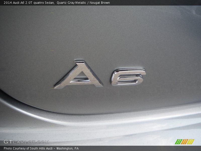 Quartz Gray Metallic / Nougat Brown 2014 Audi A6 2.0T quattro Sedan