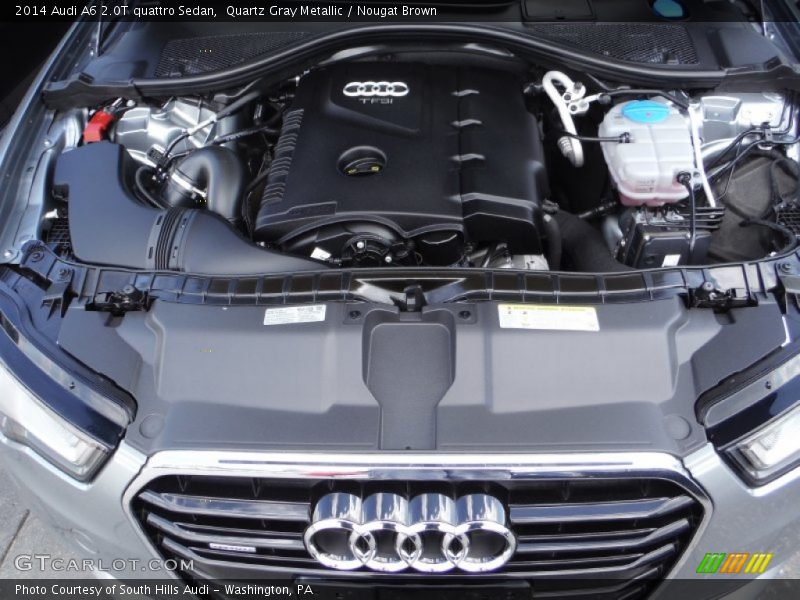 Quartz Gray Metallic / Nougat Brown 2014 Audi A6 2.0T quattro Sedan