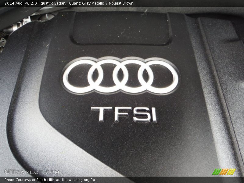 Quartz Gray Metallic / Nougat Brown 2014 Audi A6 2.0T quattro Sedan
