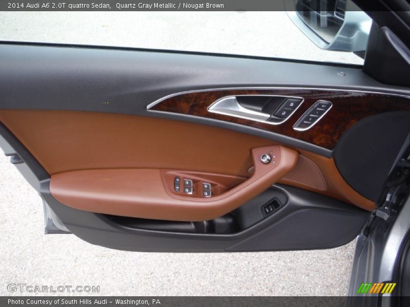 Quartz Gray Metallic / Nougat Brown 2014 Audi A6 2.0T quattro Sedan