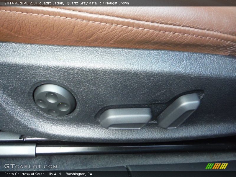 Quartz Gray Metallic / Nougat Brown 2014 Audi A6 2.0T quattro Sedan