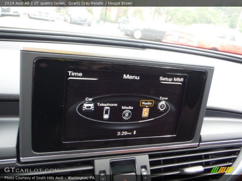 Quartz Gray Metallic / Nougat Brown 2014 Audi A6 2.0T quattro Sedan