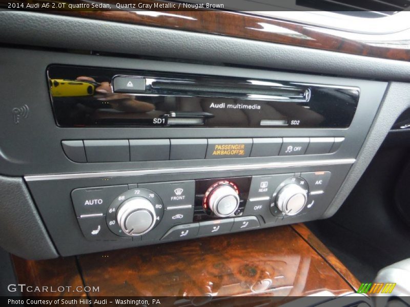 Quartz Gray Metallic / Nougat Brown 2014 Audi A6 2.0T quattro Sedan