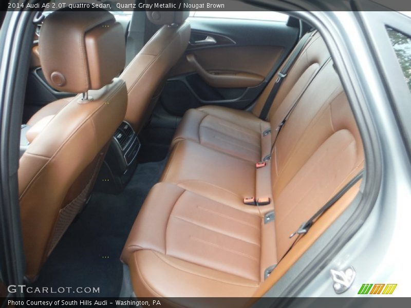 Quartz Gray Metallic / Nougat Brown 2014 Audi A6 2.0T quattro Sedan