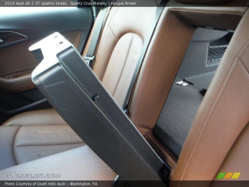 Quartz Gray Metallic / Nougat Brown 2014 Audi A6 2.0T quattro Sedan