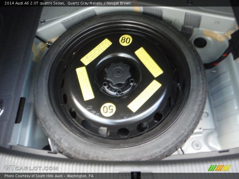 Quartz Gray Metallic / Nougat Brown 2014 Audi A6 2.0T quattro Sedan