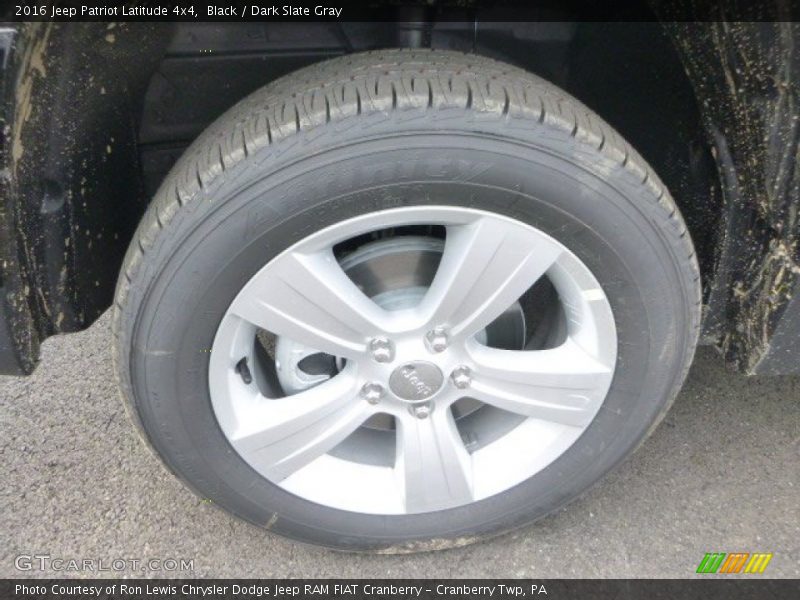 Black / Dark Slate Gray 2016 Jeep Patriot Latitude 4x4