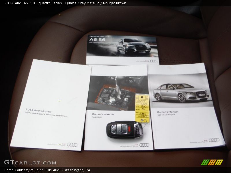 Quartz Gray Metallic / Nougat Brown 2014 Audi A6 2.0T quattro Sedan