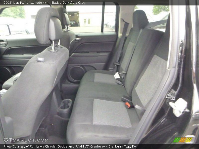 Rear Seat of 2016 Patriot Latitude 4x4