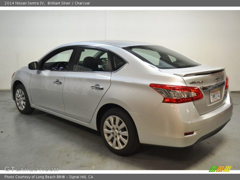 Brilliant Silver / Charcoal 2014 Nissan Sentra SV