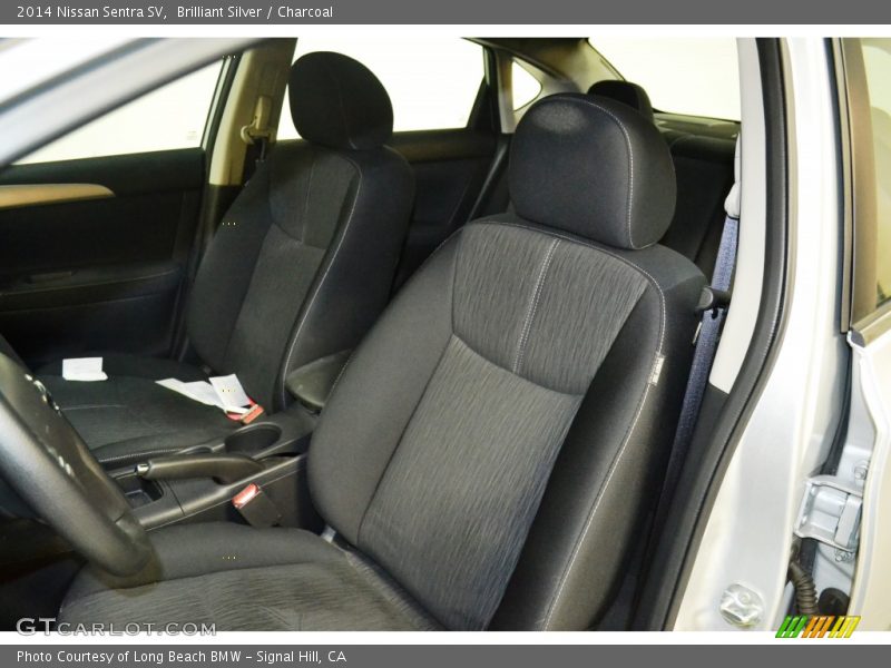 Brilliant Silver / Charcoal 2014 Nissan Sentra SV
