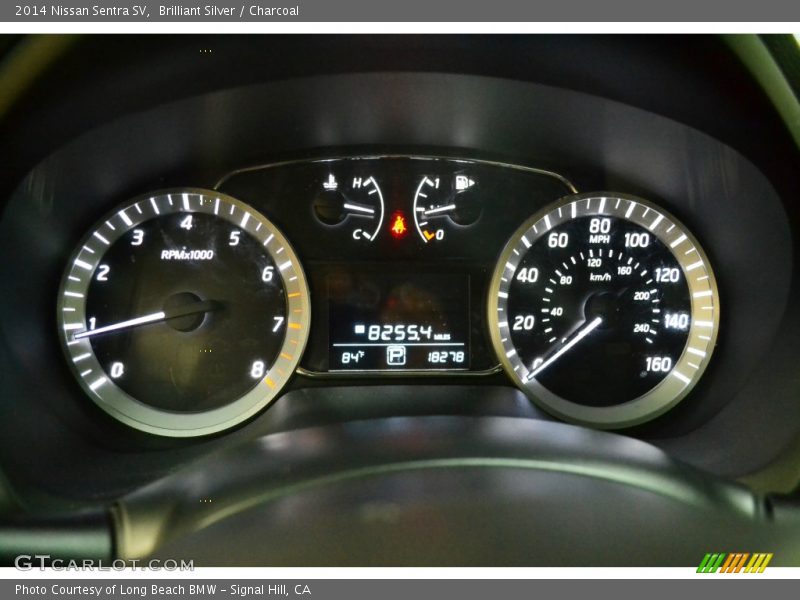 Brilliant Silver / Charcoal 2014 Nissan Sentra SV