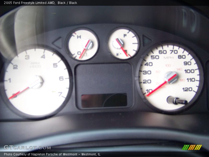 2005 Ford Freestyle Limited, Black Ebony / Black, Gauges - 2005 Ford Freestyle Limited AWD