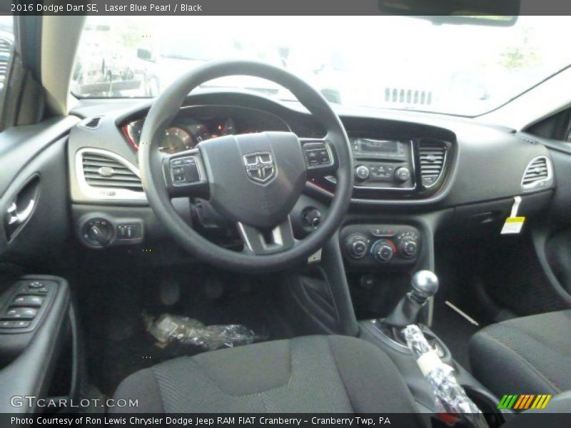  2016 Dart SE Black Interior