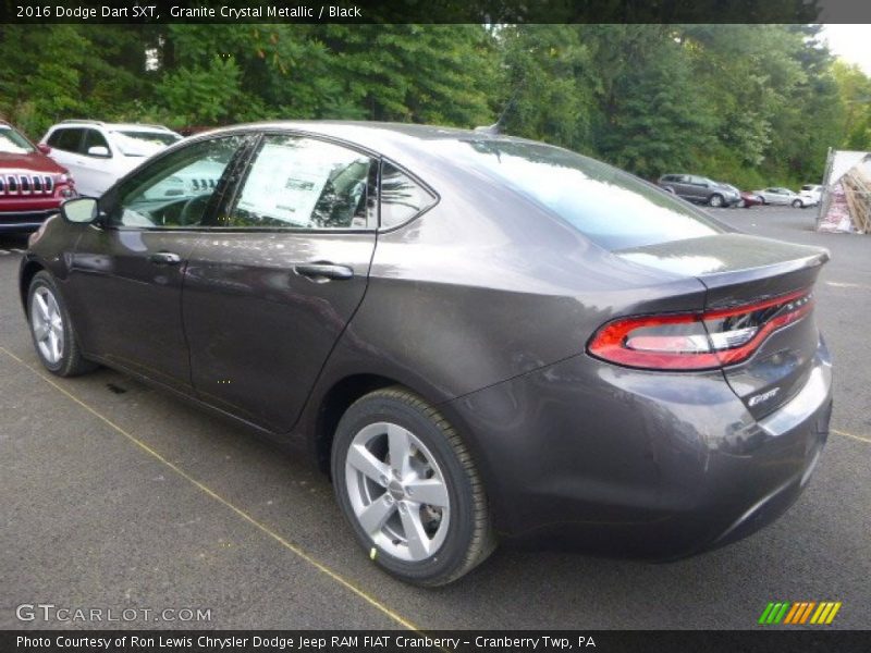Granite Crystal Metallic / Black 2016 Dodge Dart SXT