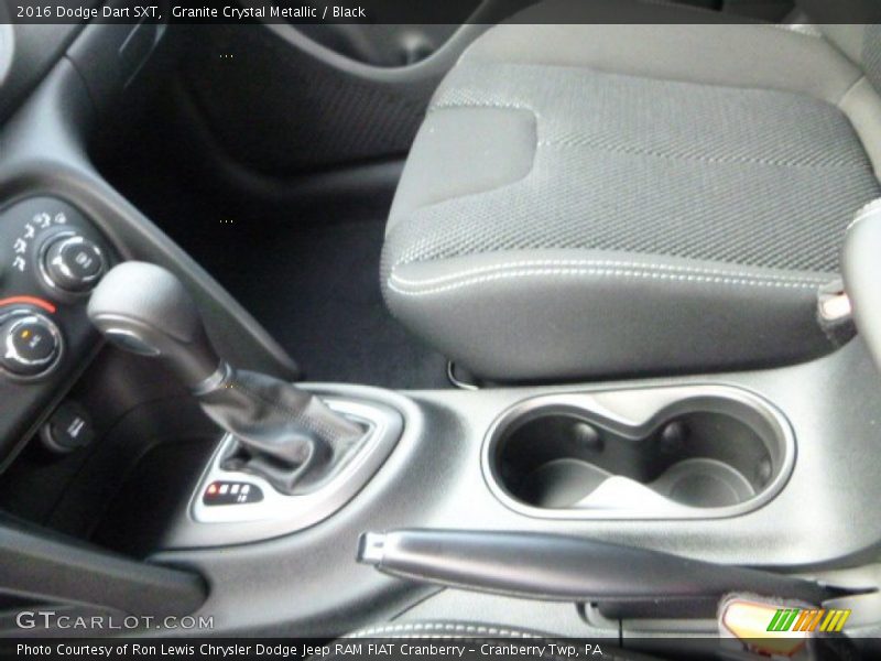 Granite Crystal Metallic / Black 2016 Dodge Dart SXT
