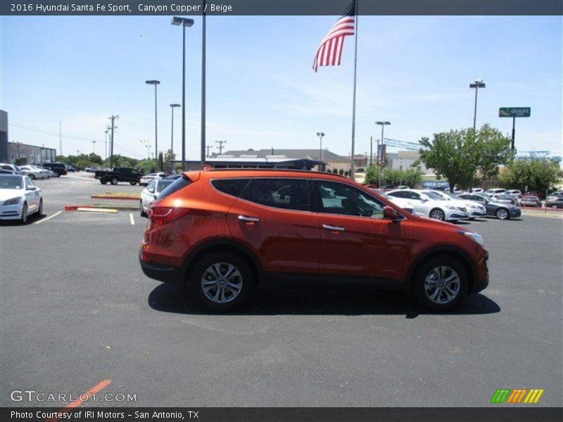 Canyon Copper / Beige 2016 Hyundai Santa Fe Sport