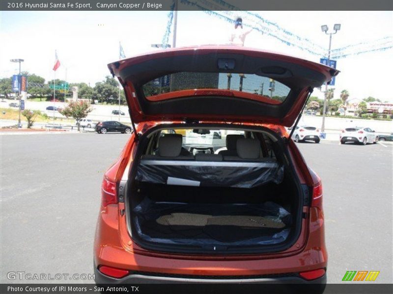 Canyon Copper / Beige 2016 Hyundai Santa Fe Sport