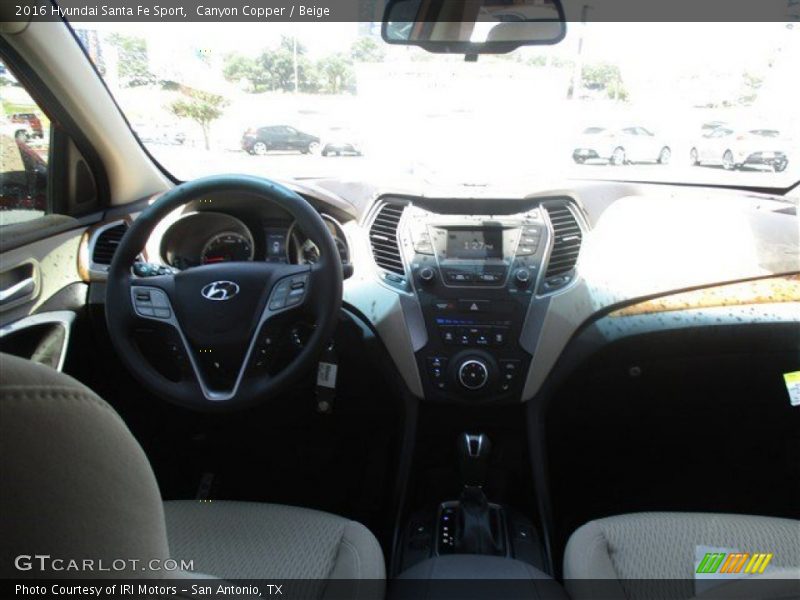 Canyon Copper / Beige 2016 Hyundai Santa Fe Sport