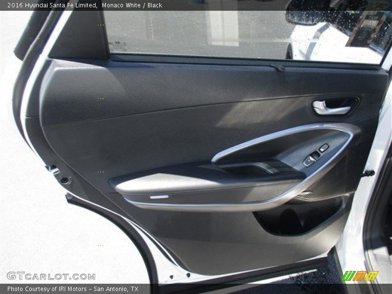 Monaco White / Black 2016 Hyundai Santa Fe Limited